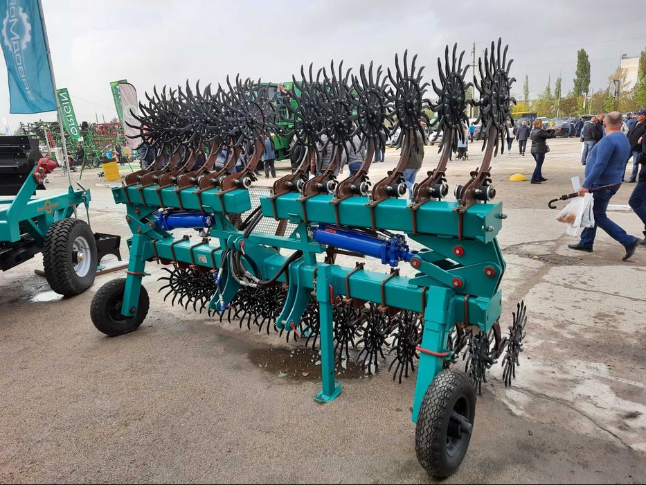 Ротаційна борона, гідравлична мотига, борона Джон Дір посиленна