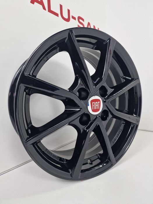 NOWE alufelgi FIAT 16" 4x100 GRANDE PUNTO PUNTO EVO - Czarny Połysk