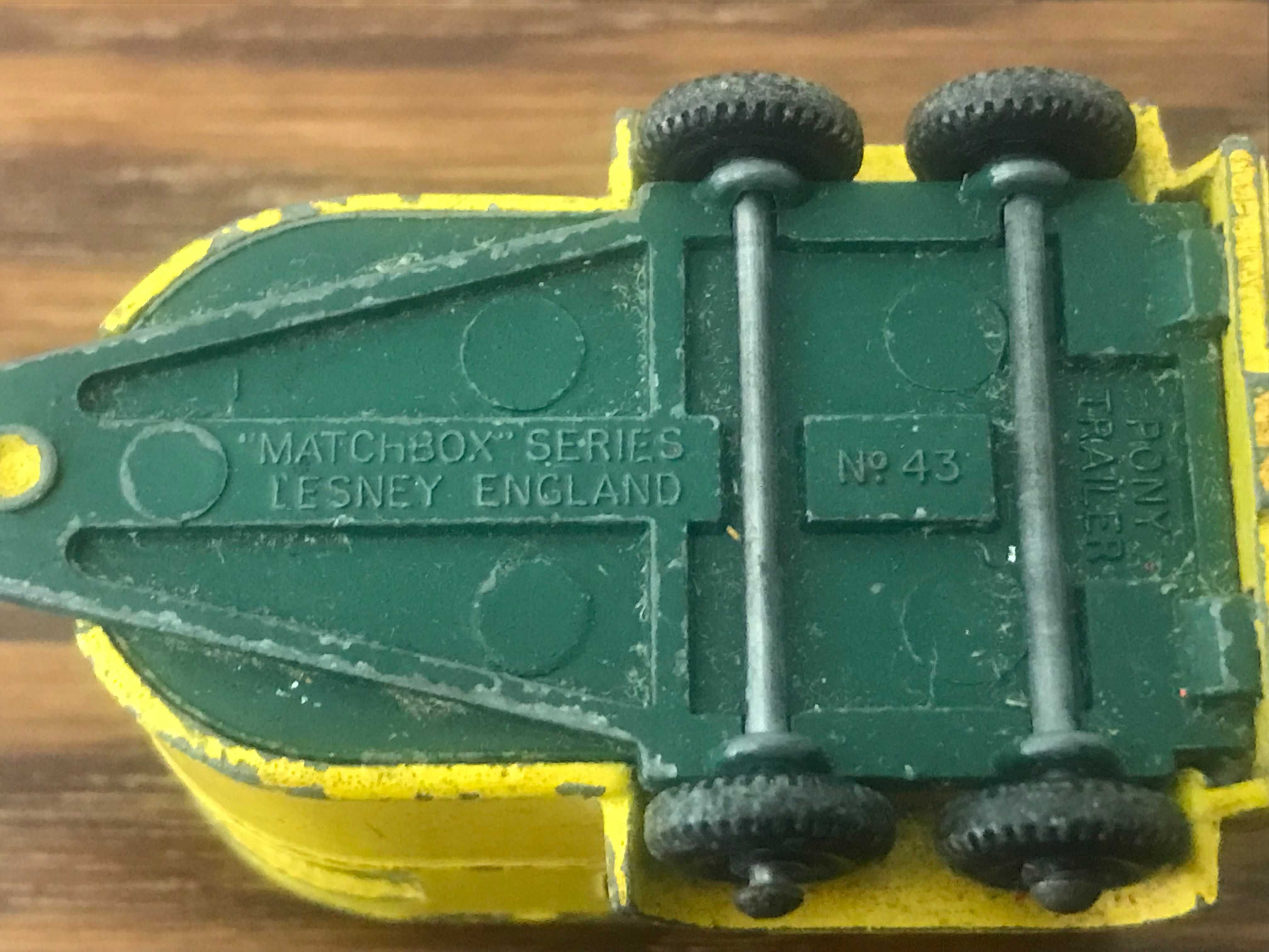 Matchbox Lesney no 43 Horsebox Pony Trailer resorak vintage prl