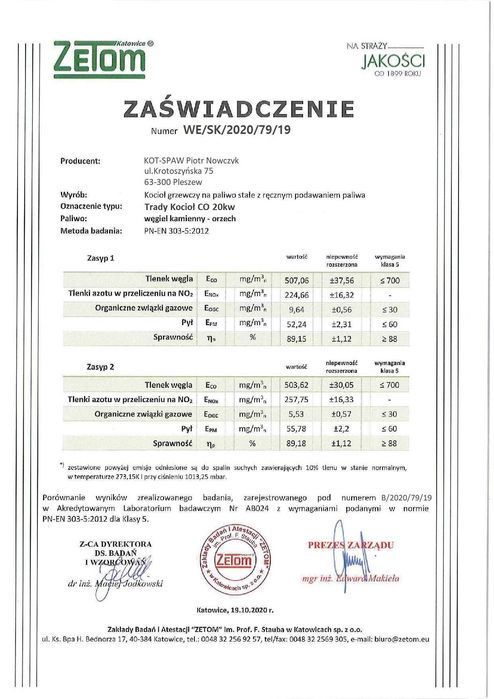 PIEC na DREWNO KOCIOŁ CO WĘGIEL 20KW 160M piece kotły tradycyjne nowe