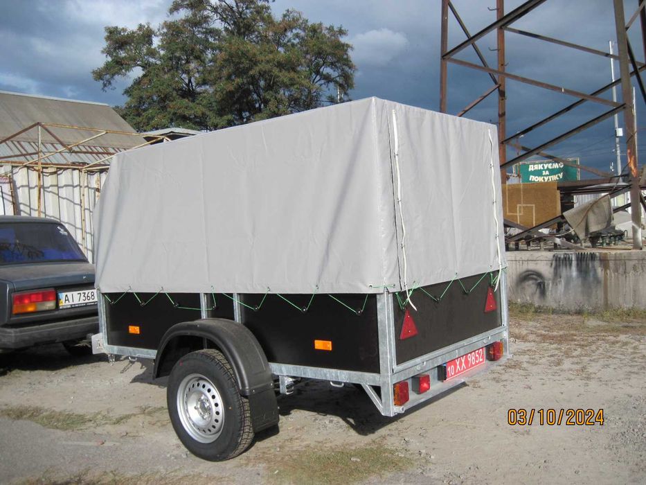 Причіп легковий  оцинкований Z0 2213 (2,2х1,3х0,6) хамер люкс.(2025р)