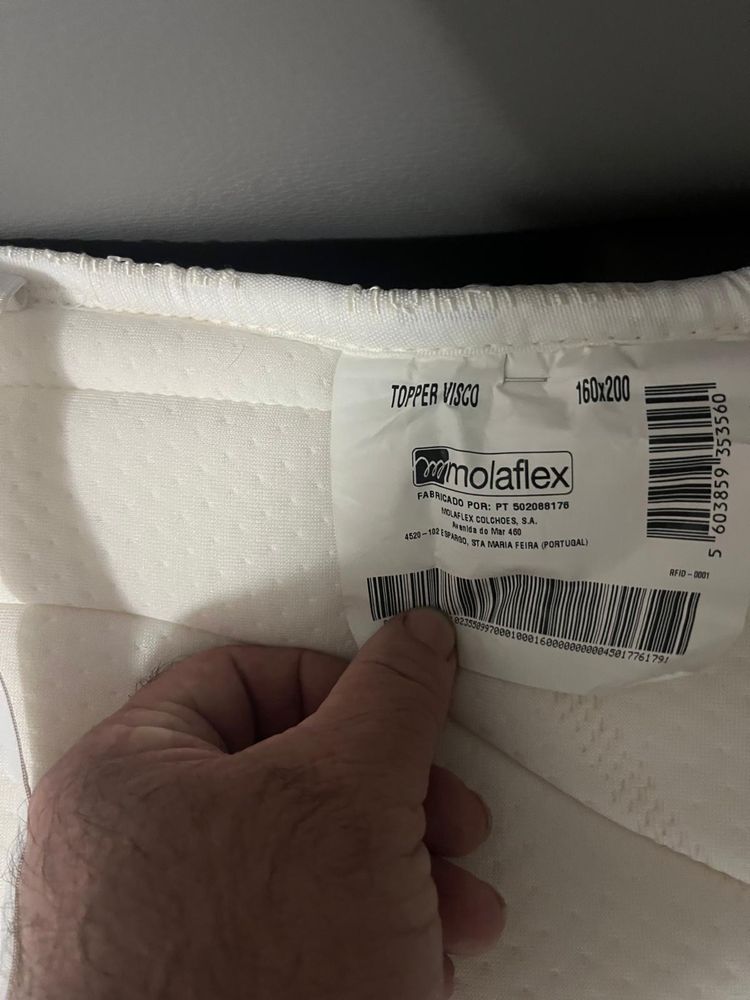 Sobrecolchão Topper Molaflex 1,60m