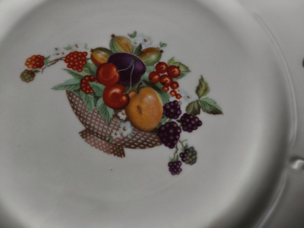 Patera talerz PRL porcelana Wałbrzych