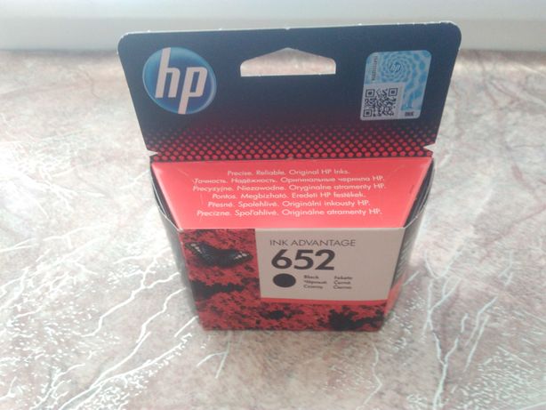 Картридж HP 652 (F6V25AE) черный