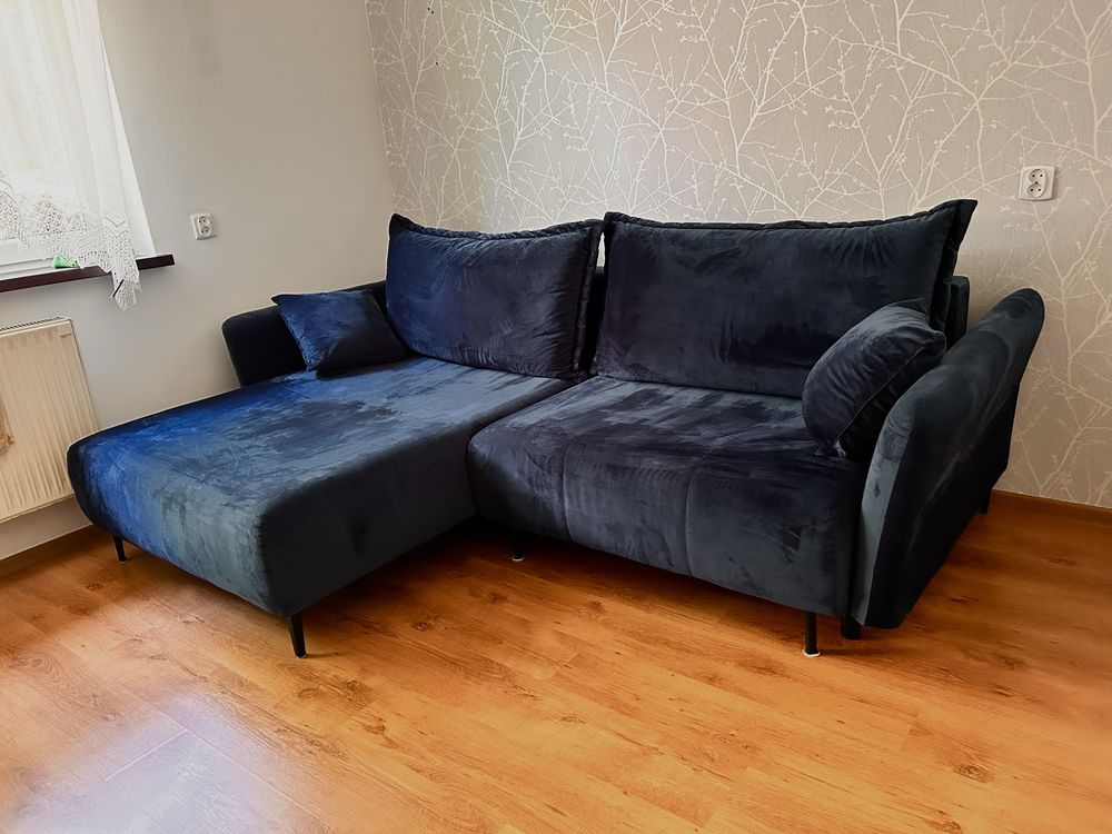 Narożnik granatowy Agata Meble