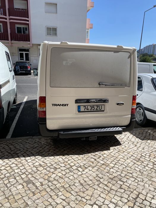 Carrinha de tres lugares Ford Transit comercial 2000tddi, ano 2005