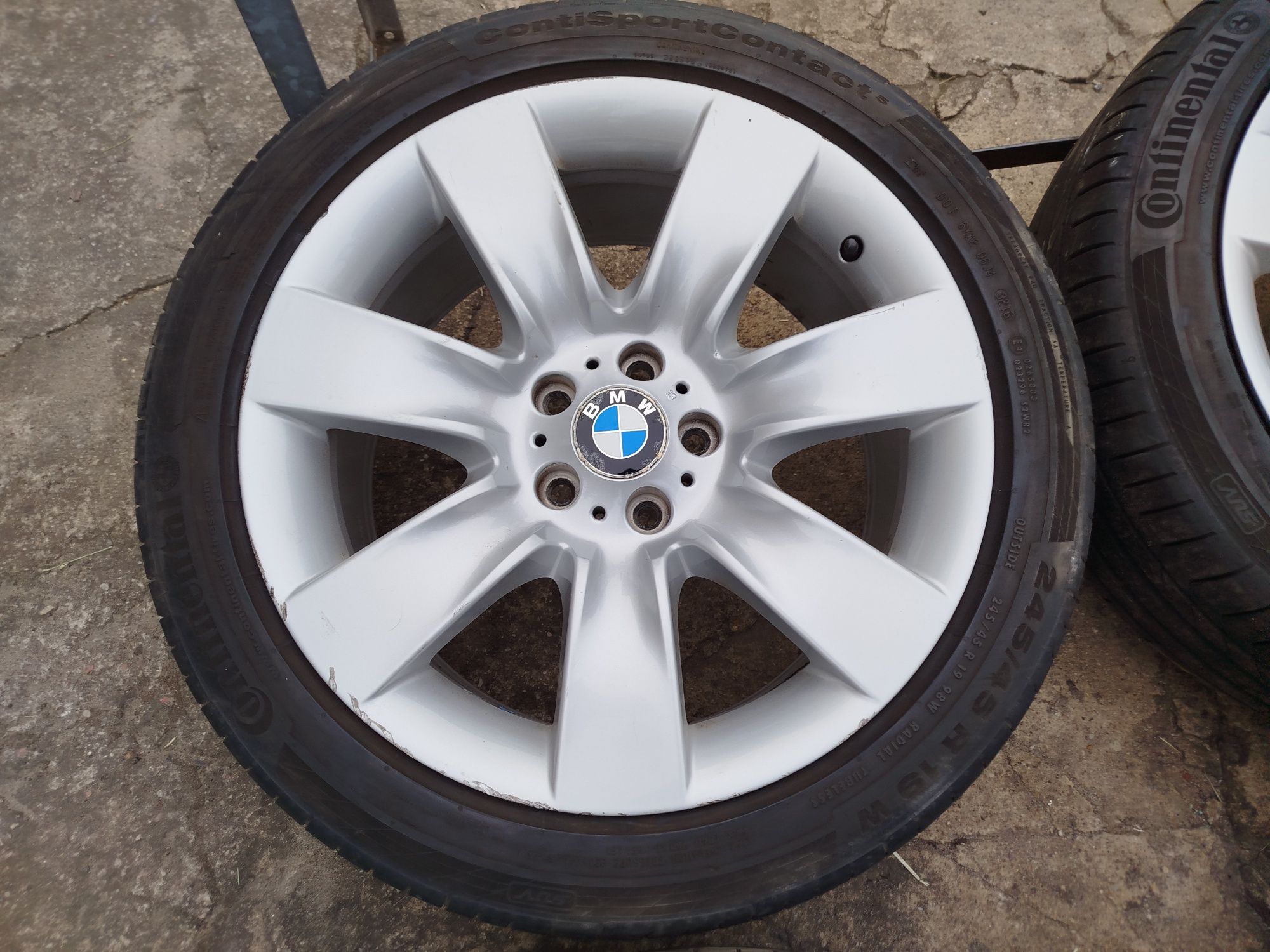 Koła Alu 5x120,R19,IS25, 8,5J BMW F07 5GT,F10/11,F01,E65 245/45/19