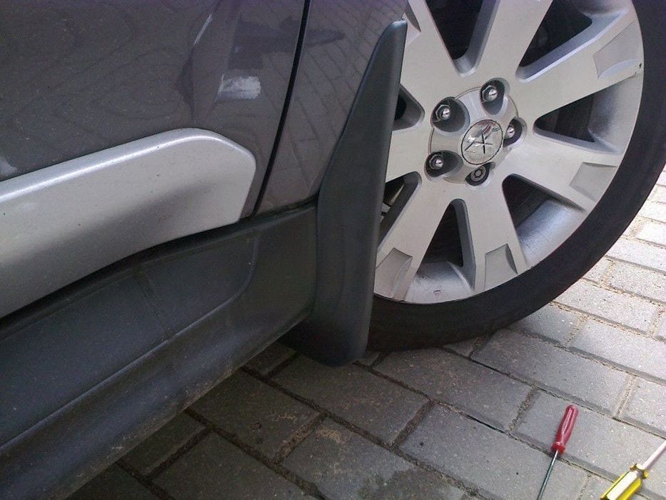 Бризковики Mitsubishi Outlander XL 2006-2012 Широкий порог, (4шт.) Xuk