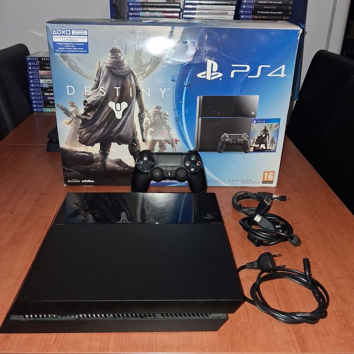 PlayStation 4 Fat – 500GB • Completa • Excelente Funcionamento • Caixa