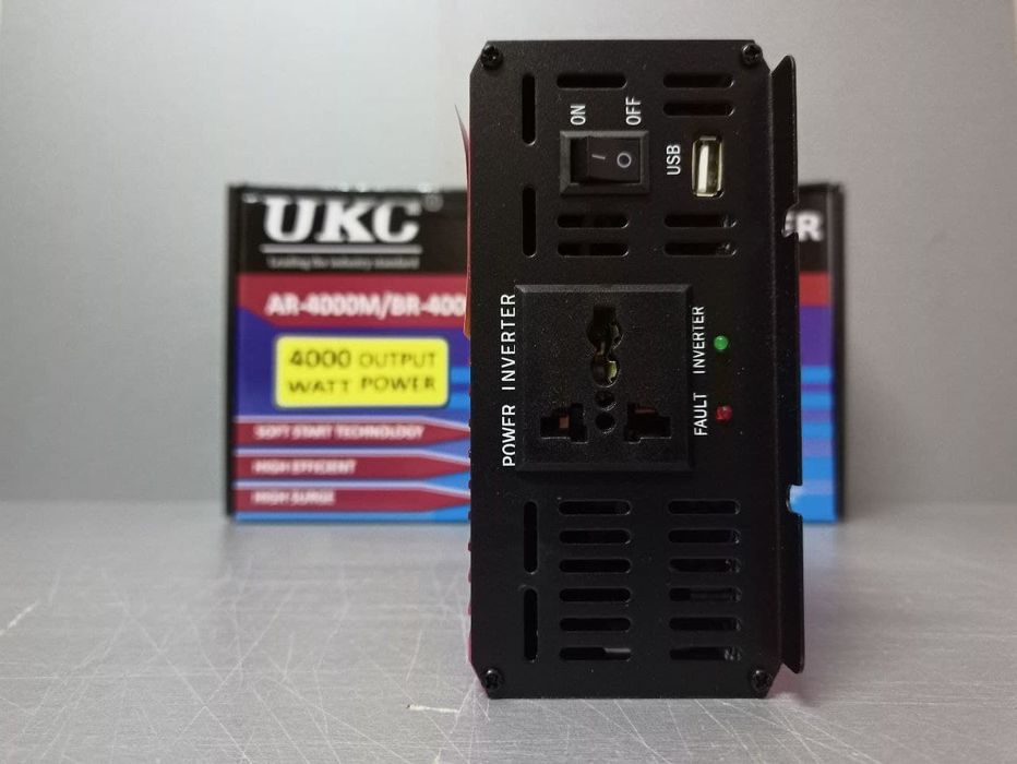 Перетворювач , інвертер напруги 12в-220в