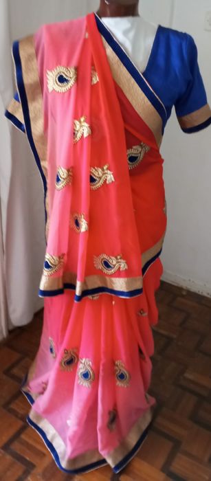 Sarees indianos, mulher