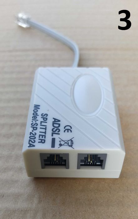 Spliter / Filtro Telefone - ADSL