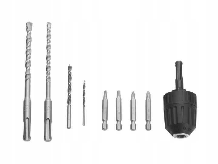 Parkside Wiertarka udarowa PBHA 12 A1, 12V SDS-Plus +walizka
