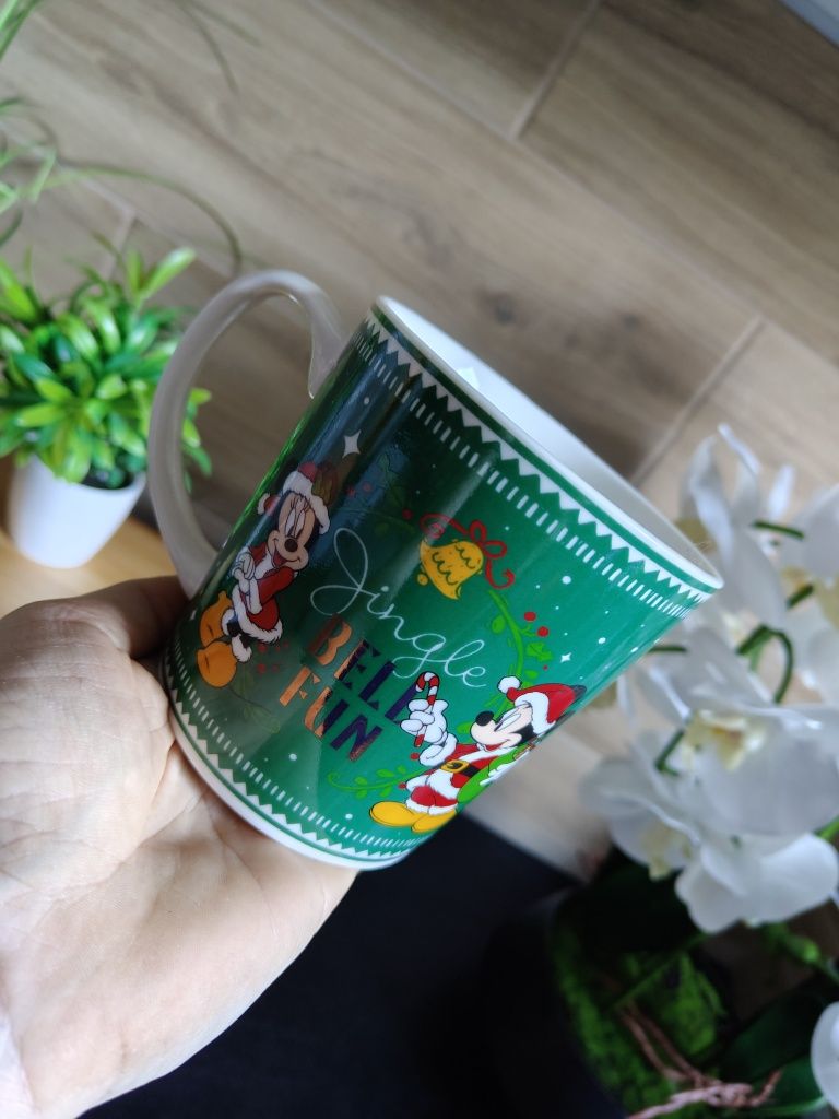 Zielony duży kubek Disney myszka miki