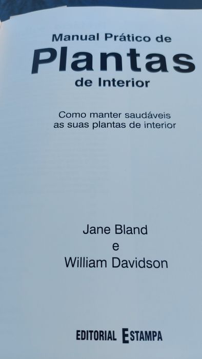 Manual Prático de Plantas do Interior de Jane Bland e William Davidson