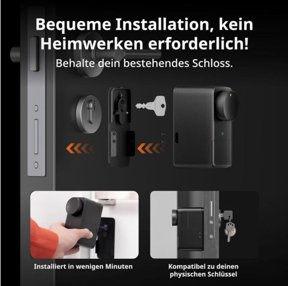Розумний дверний замок Switch Bot Lock Pro