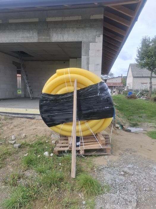 RURA DRENARSKA BEZ OTWORÓW fi 160mm 16cm 50 mb