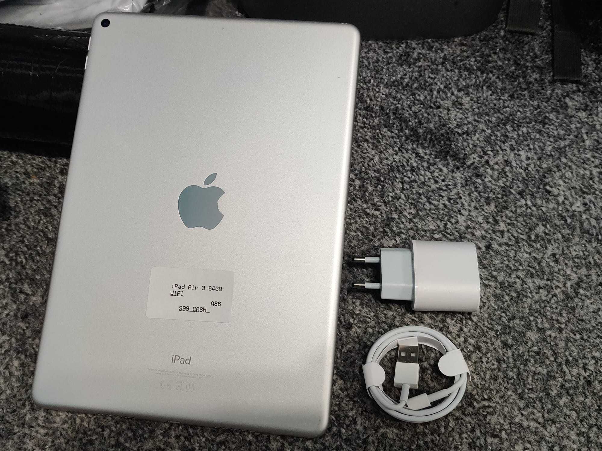 Apple iPad Air 3 64GB 10.5" WIFI Silver White Biały Pencil Gwarancja