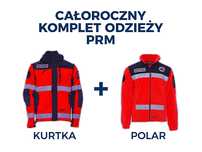 Komplet ratowniczy (kurtka + polar) PRM FLUO całoroczny