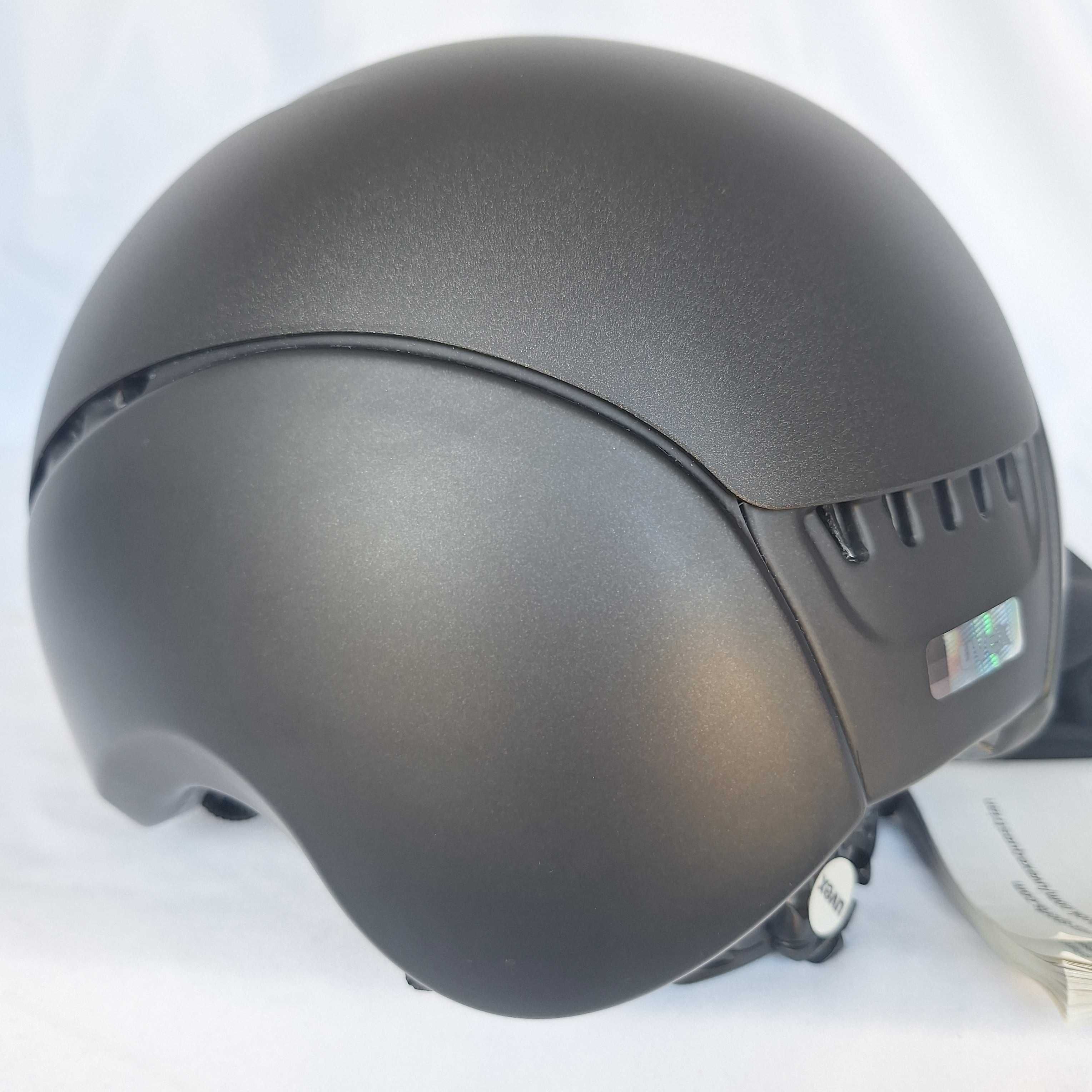 Kask jeździecki toczek Uvex Reithelm Elexxion Black Mat S 55-56cm