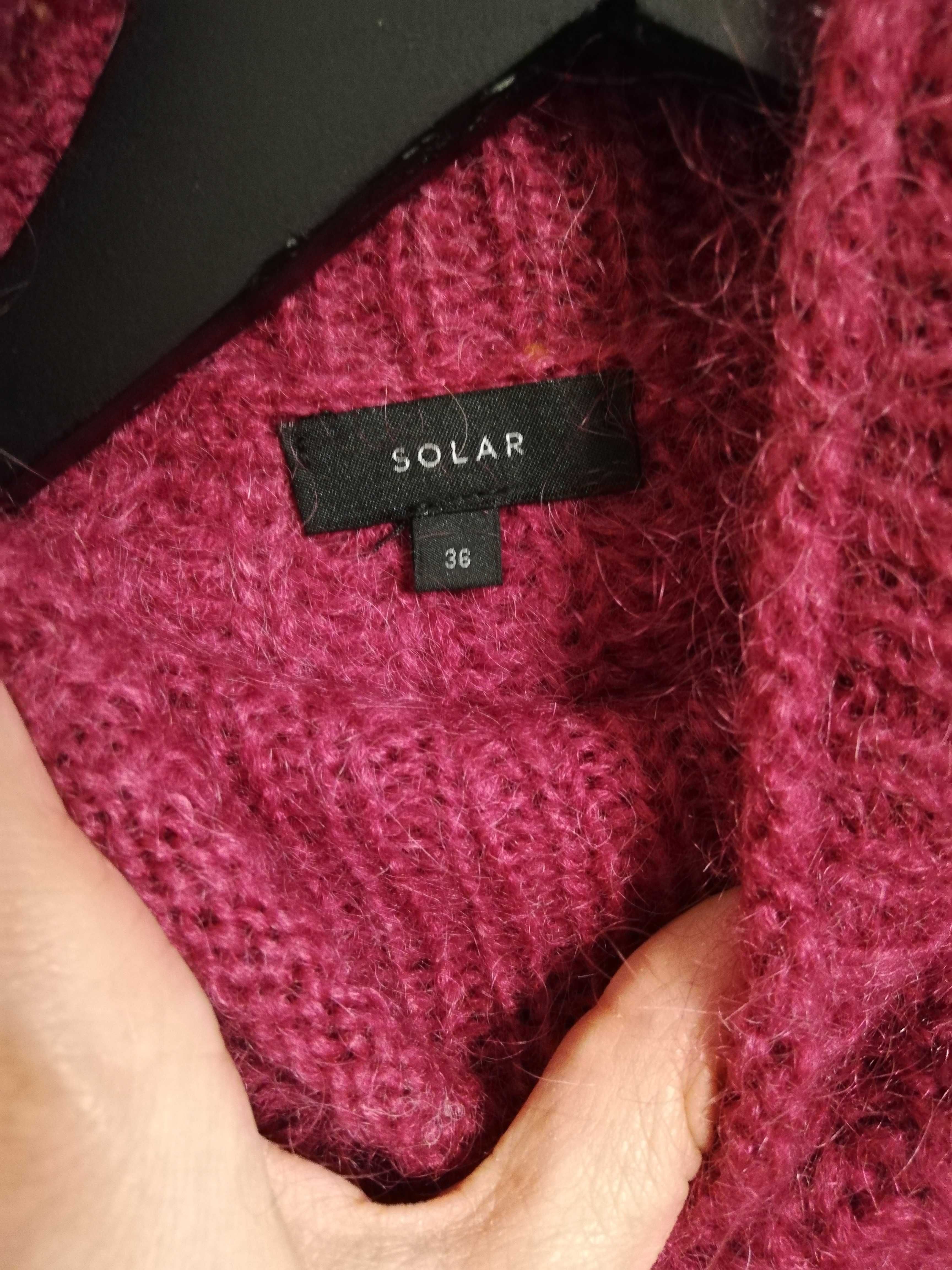 sweter Solar 36 s wełna moher