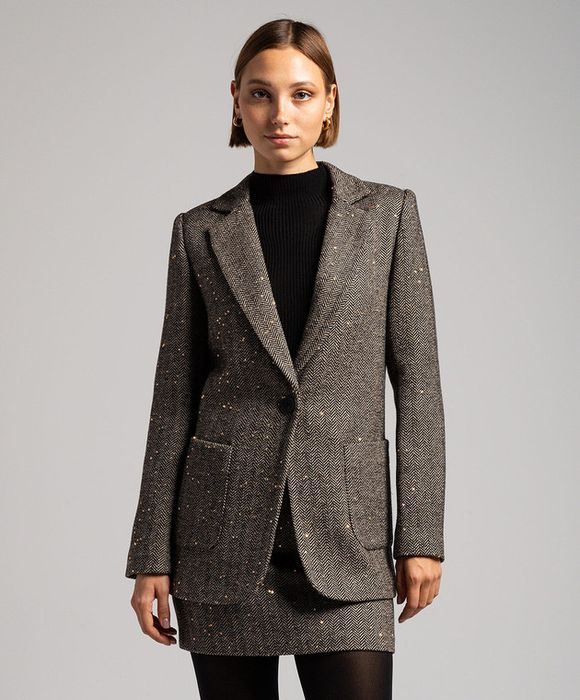 Твидовый Костюм двойка Twinset/ Пиджак, юбка