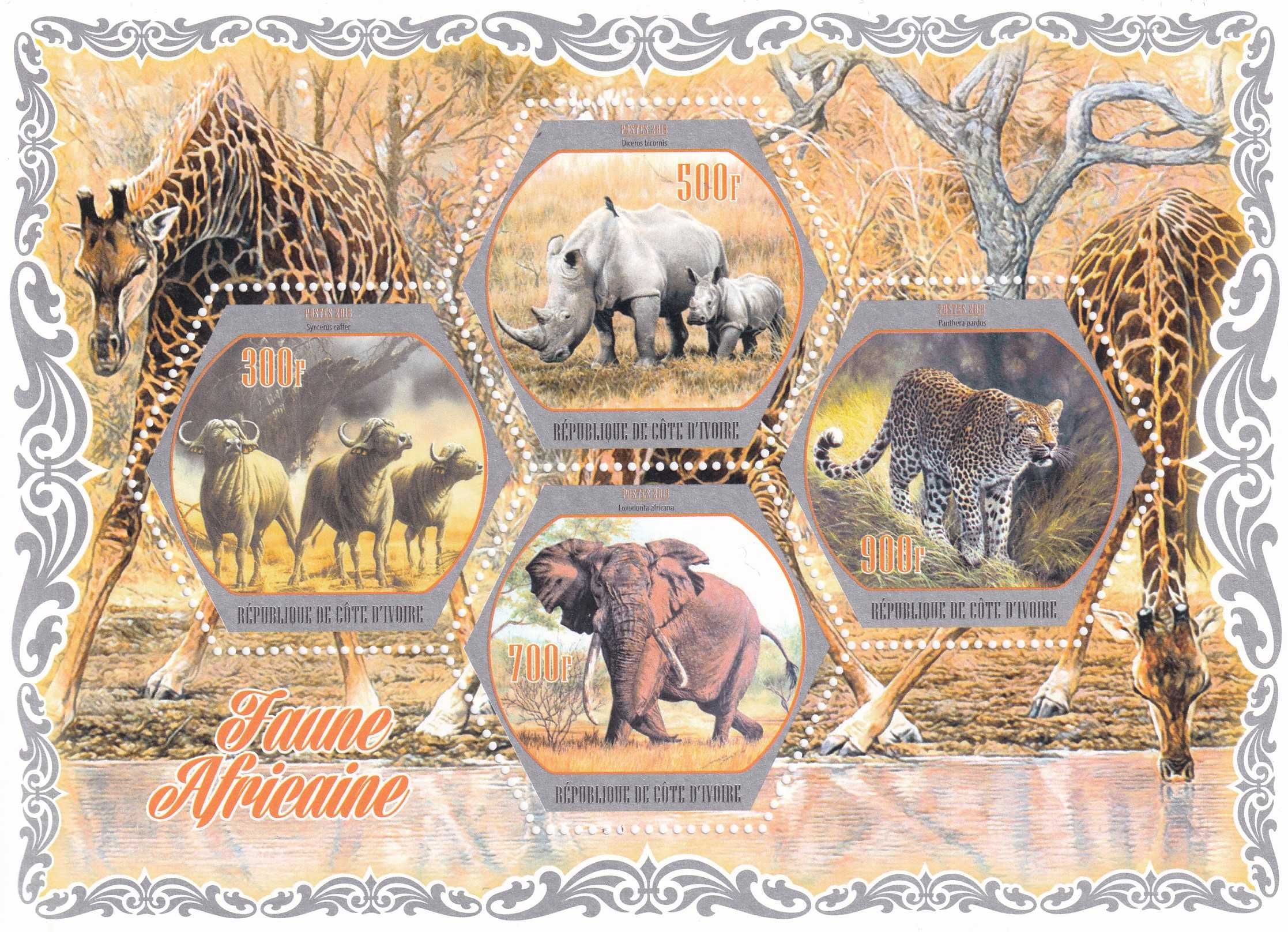 znaczki pocztowe - WKS 2018 cena 5,90 zł - fauna Afryki