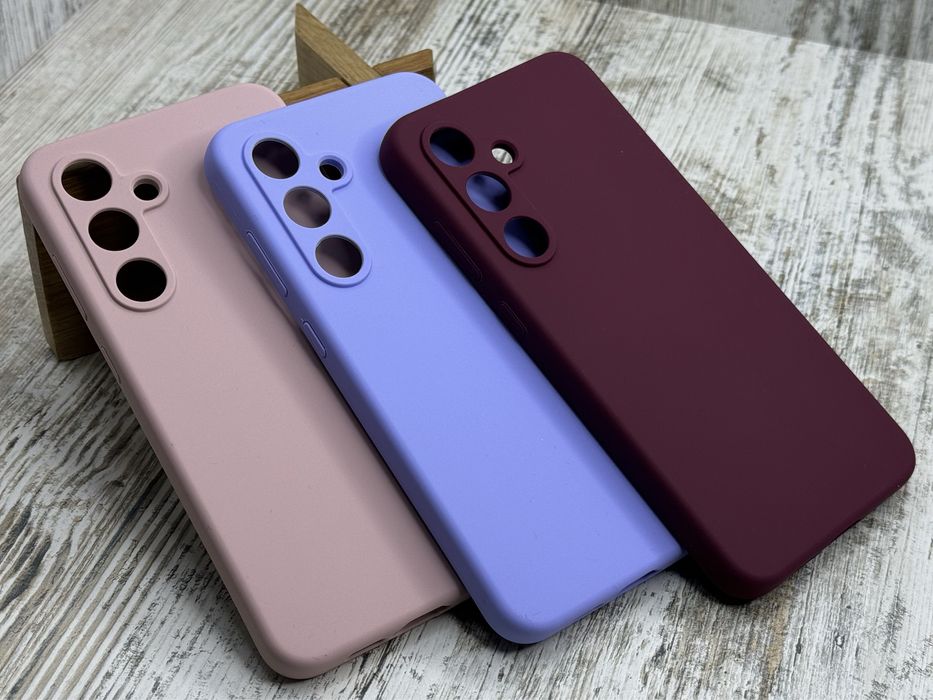 Лучшее качество ‼️ Чехол софттач Silicone Case на Samsung S24 FE Чохол