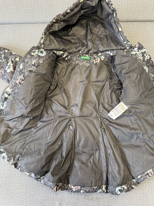 Зимова курточка пуховик на дівчинку Benetton 130 см зріст