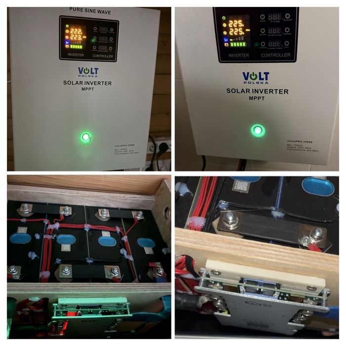 Джерело Безперебійного Живлення. Інвертор на 1.4кВт+LiFePo4 АКБ 304АН.