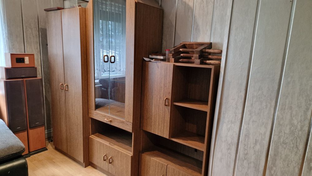 Łóżko, meble, zestaw mebli