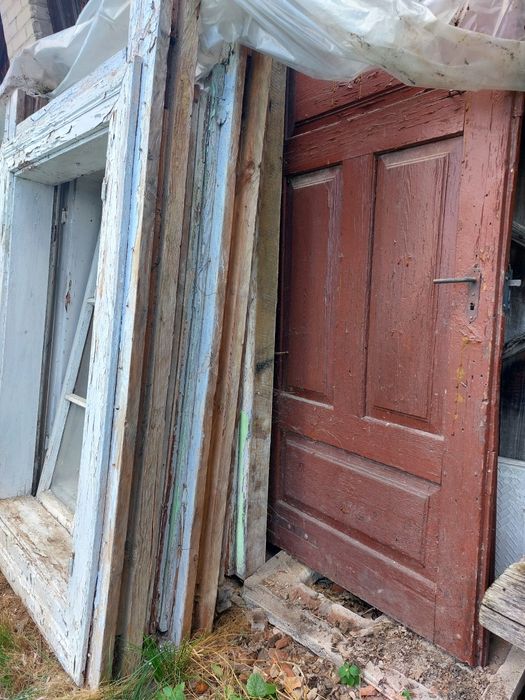 Dekoracje Stare drzwi duze drewno