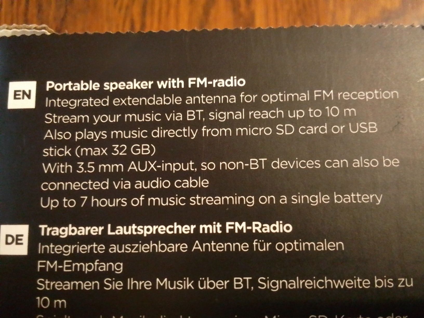 Głośnik przenośny gmb audio