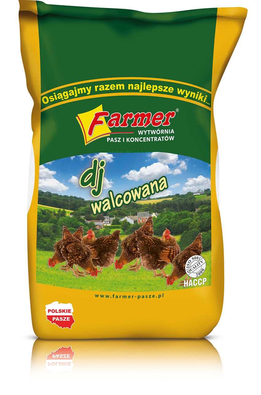 Pasza dla kur nioska walcowana pełnoporcjowa 25kg FARMER