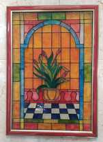 Quadro com Vitral