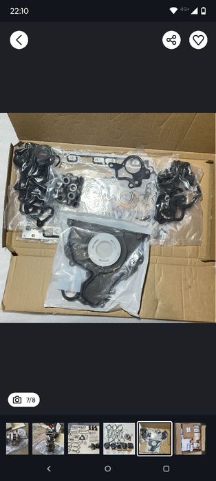 Комплект прокладок ГРМ цеп ДВС 2.0 3.0 Land Rover aj126 306DT 204DTD