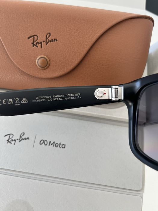 Ray-Ban Wayfarer RW4006 — оригінал, поляризовані лінзи, Matte Black