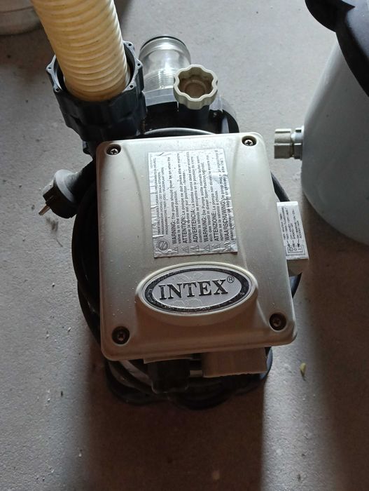 Basen ogrodowy stelażowy Intex 457x122cm Pompa Drabinka
