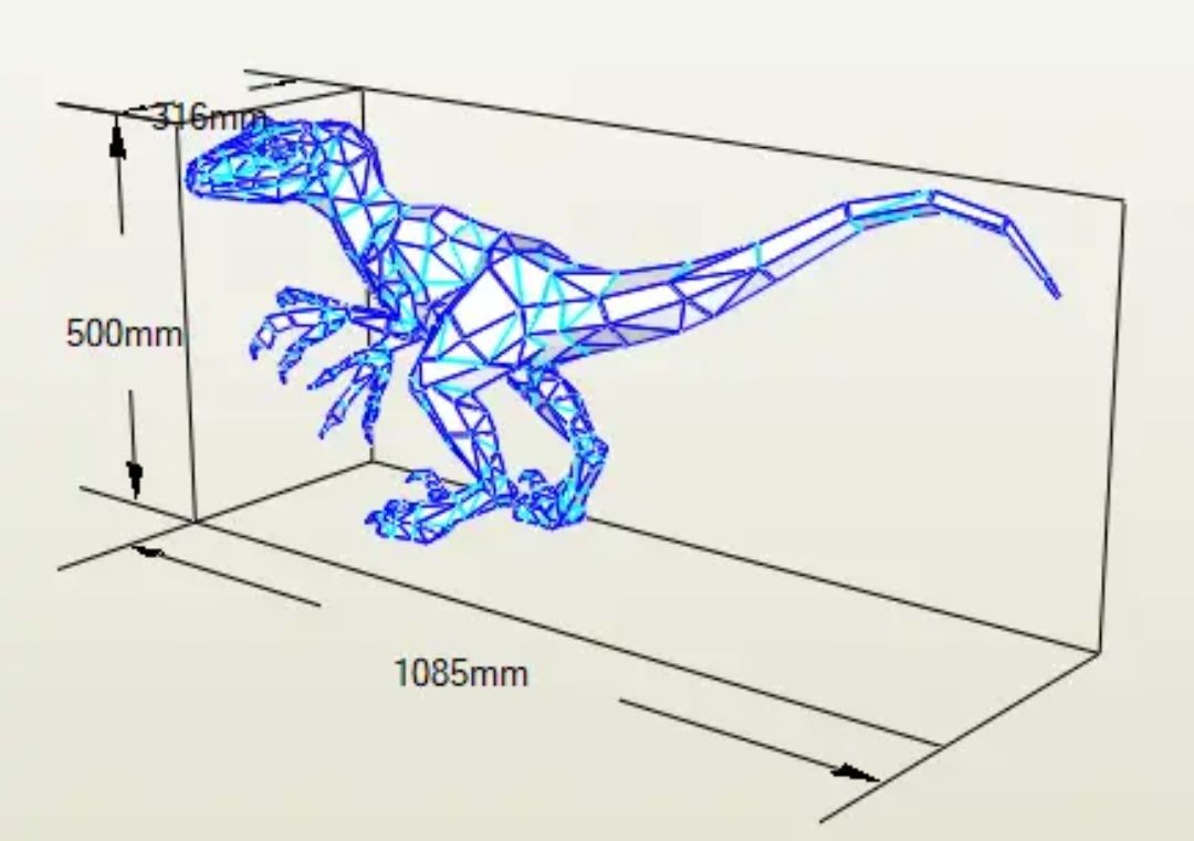 PaperKhan Набір для створення 3D фігур паперкрафт динозавр конструктор