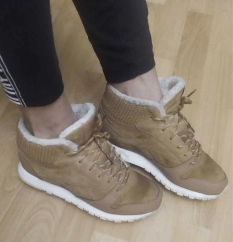 Кроссовки Reebok classic leather arctic boots зима-осень-весна