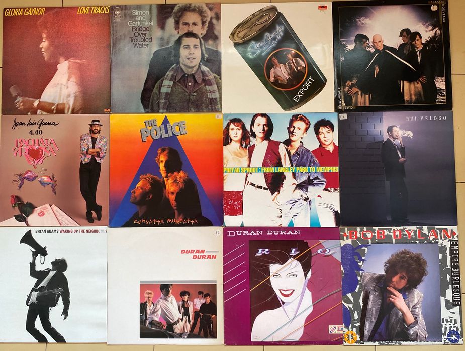 Discos de vinil em muito bom estado