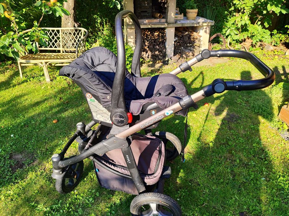 3in1 BABY DESIGN Wózek HUSKY XL+Winter Pack+masa dodatków Stan Dobry+