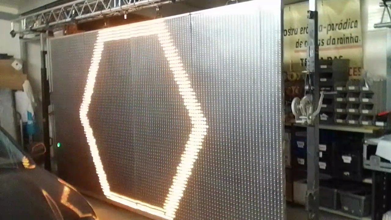 Vídeo led P30 com 8m2