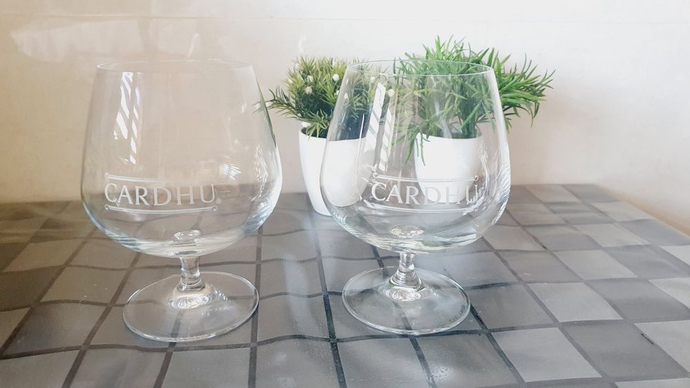 Copos Whisky Cardhu / Cálices Cardhu Balão