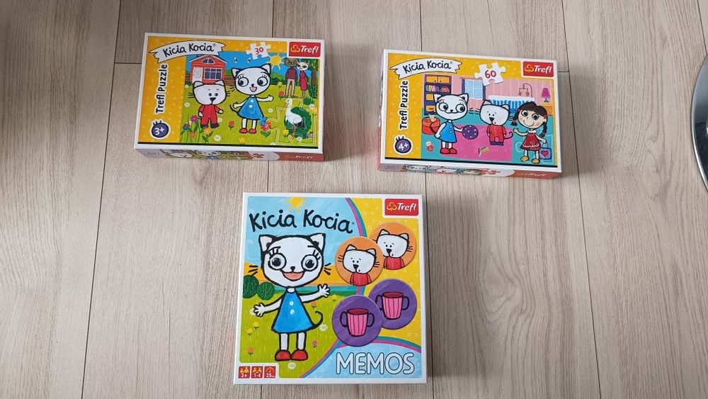 Kicia Kocia zestaw gier edukacyjnych