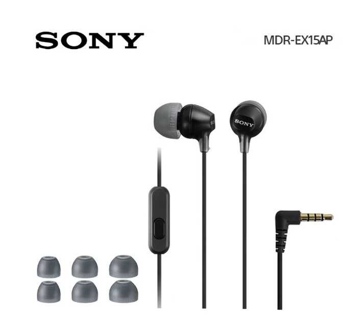 Sony słuchawki douszne z mikrofonem MDR-EX15AP