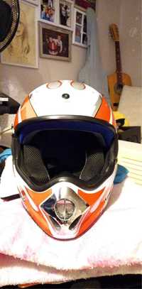 Kask na motor stan dobry