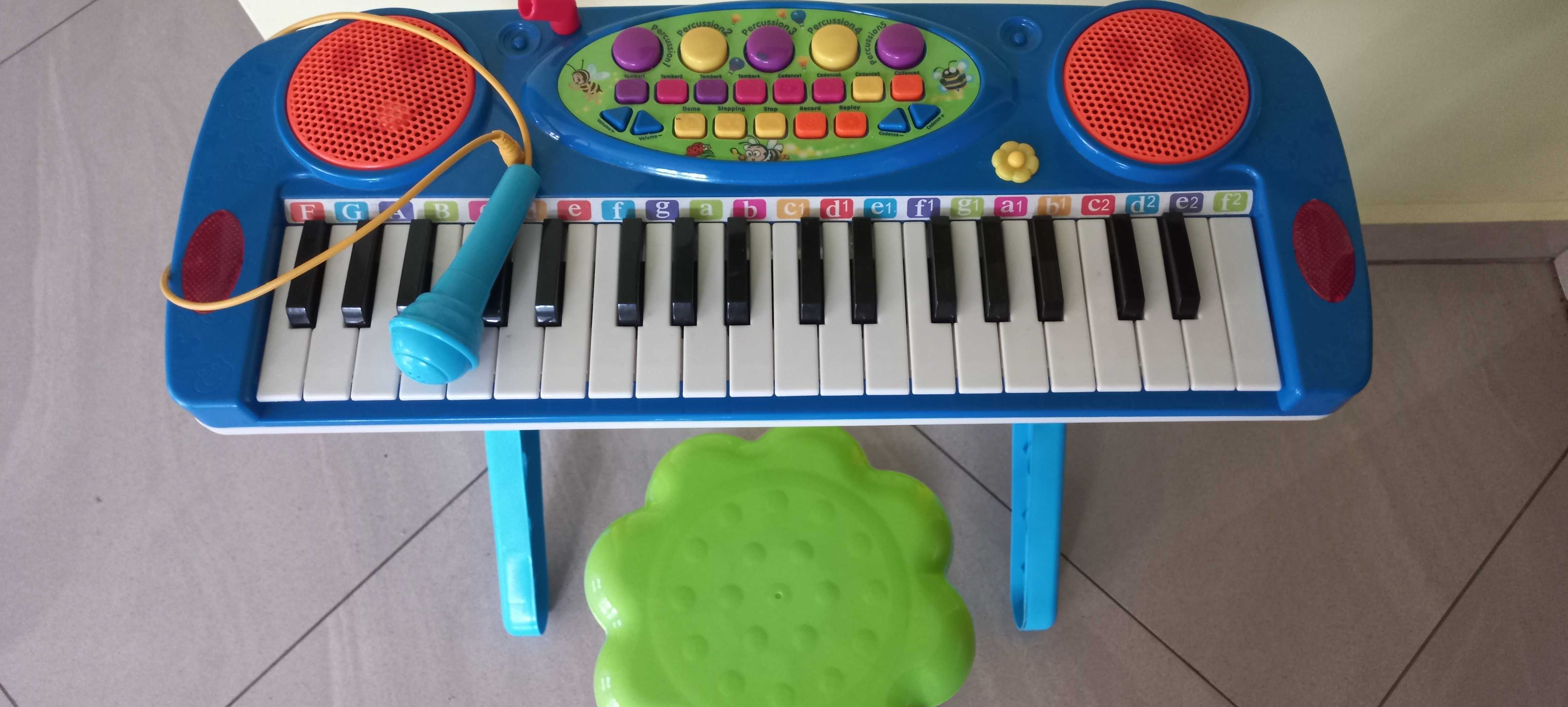 Organki organy pianino komplet