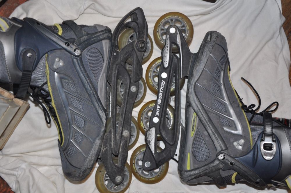 Ролики Rollerblade 40,5 (26 см) + Защита фирменная