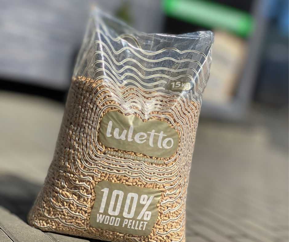 PELLET Luletto najwyższa jakość 100% sosna Najlepszy z najlepszych